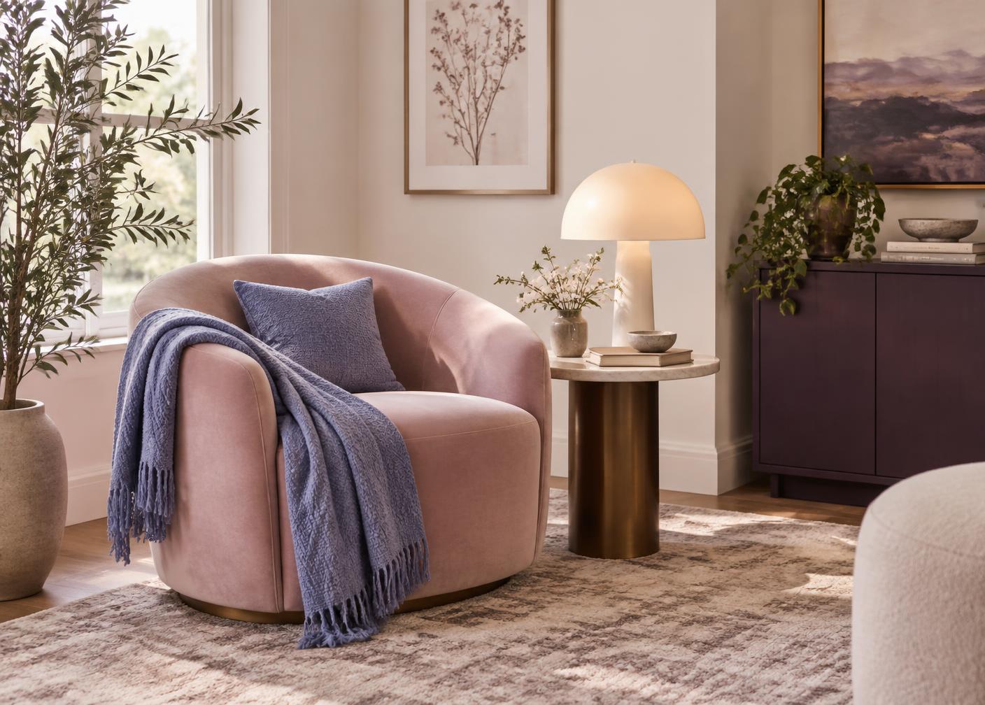 A quiet, warmly lit space for reflection